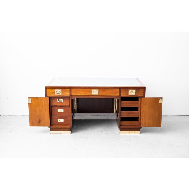 Art Nouveau Men's Desk and Armchair by J. W. Müller, 1905, Set of 2 For Sale - Image 9 of 18
