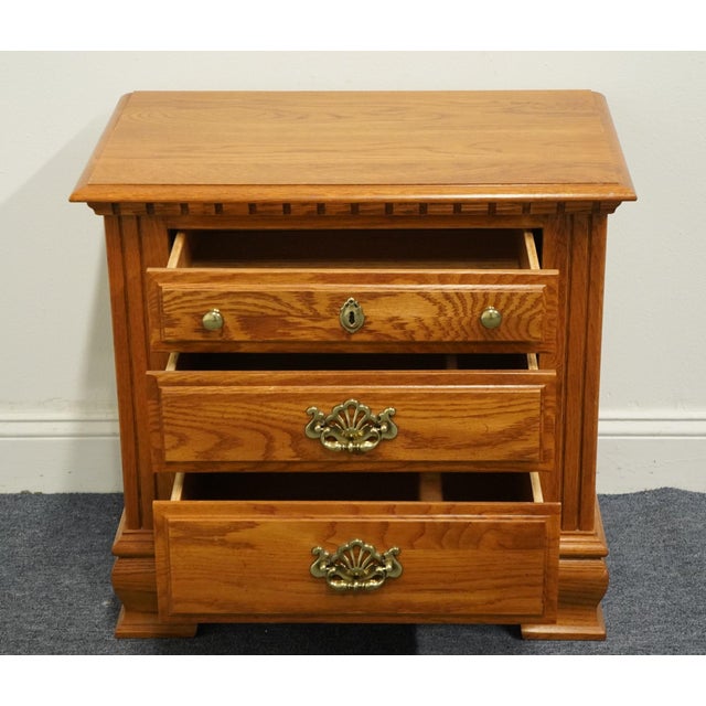 Kincaid Furniture Solid Oak Rustic Country Style 26" Three Drawer