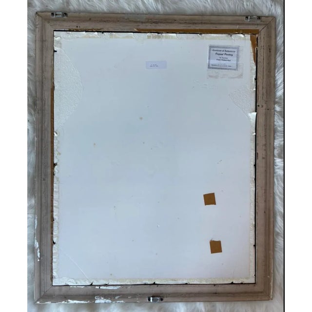 Abstract Expressionism 1970s Cubist Style Abstract Face Painting by Peter Keil, Framed For Sale - Image 3 of 5