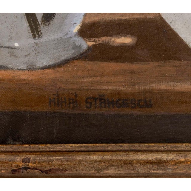 Mihai Stancescu Floral Bouquet Still Life Oil For Sale - Image 4 of 6