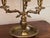 Late 20th Century Late 20th Century French Tole Bouillotte Lamp With Green Shade and Dolphin Arms For Sale - Image 5 of 10