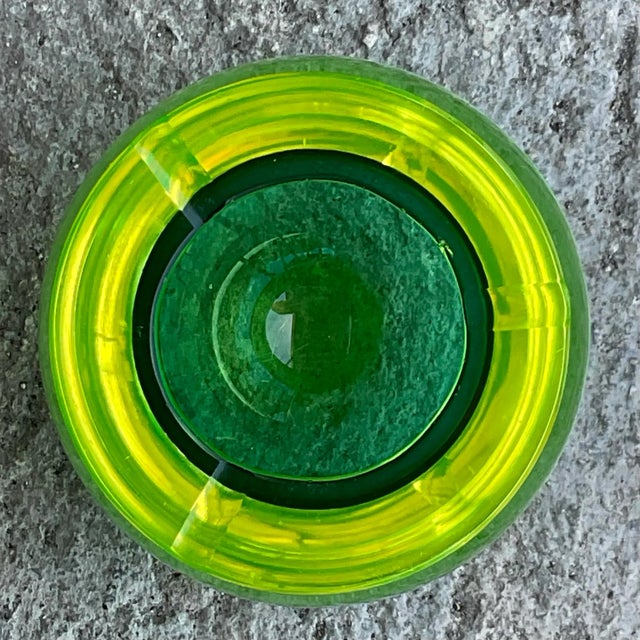 Murano Vintage Italian Glass Ashtray After Murano For Sale - Image 4 of 7