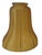 1980s Amber Frosted Fluted Art Nouvea Style Bell Shade - a Pair For Sale - Image 4 of 4