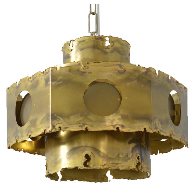 Vintage Scandinavian Pendant Lamp by Svend Aage Holm Sørensen for Thea For Sale