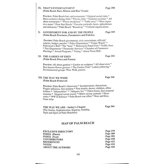 "The Palm Beach Book of Facts & Firsts" 1991 Sheeran, James Jennings and Haas, Pamella J. For Sale - Image 15 of 16