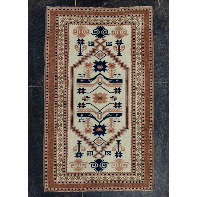 Brown Turkish Vintage Rug 2'8" x 4'5" #20692 For Sale - Image 8 of 8