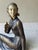 Art Deco sculpture, "Woman and Her Dog," circa 1930. Height 27 cm Dimensions 14 x 45 cm Made of spelter with a silver and...