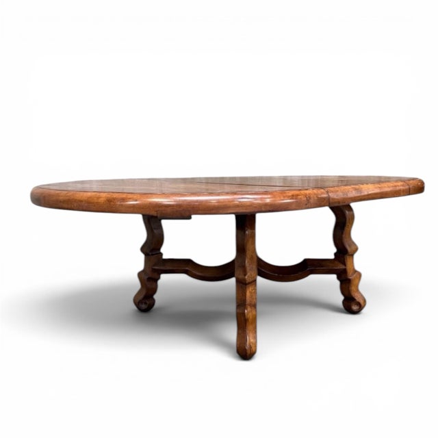 Dessin Fournir Large Extendable Spanish Style Dining Table For Sale In San Francisco - Image 6 of 11