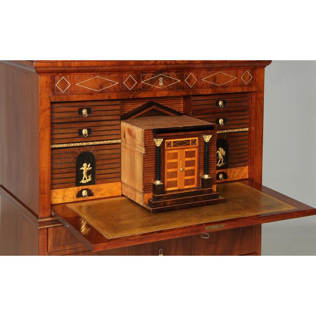 Danish Biedermeier Secretary with Secret Compartments, 1830 For Sale - Image 18 of 18