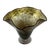 Ruffled Multi-Colored Handkerchief Vase on Pedestal Base For Sale - Image 4 of 10