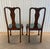 Early Twentieth Century Classic Traditional Queen Anne Armless Dining Chairs, Splat Back With Slip Seats For Sale - Image 4 of 8