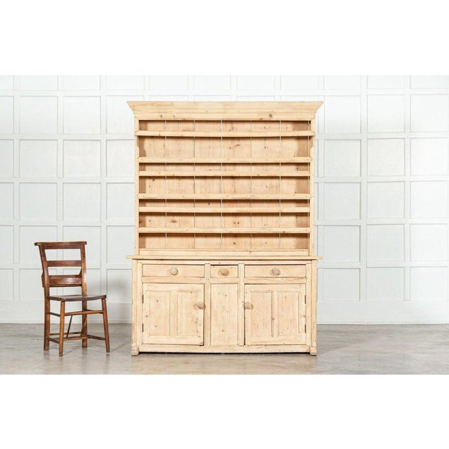 19th Century Irish Pine Sled Foot Cupboard For Sale - Image 4 of 14