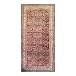 Antique Persian Baktiari Carpet/Runner/Galley Size 5' X 10'8"