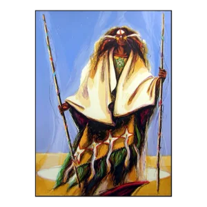 Larry Fodor "Medicine Woman 4" Hand Signed & Numbered Limited Edition Lithograph