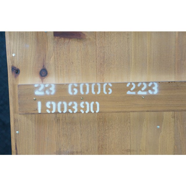 Late 20th Century Ethan Allen Old Tavern Pine Country Farmhouse Buffet Console Cabinet 23-6006 For Sale - Image 17 of 18