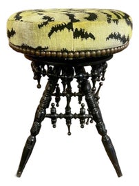 Example of Black Wood Stools