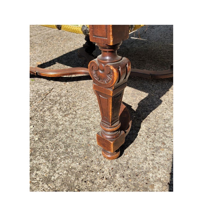 A Pair of Late 19th Century French Walnut Armchairs For Sale - Image 11 of 13
