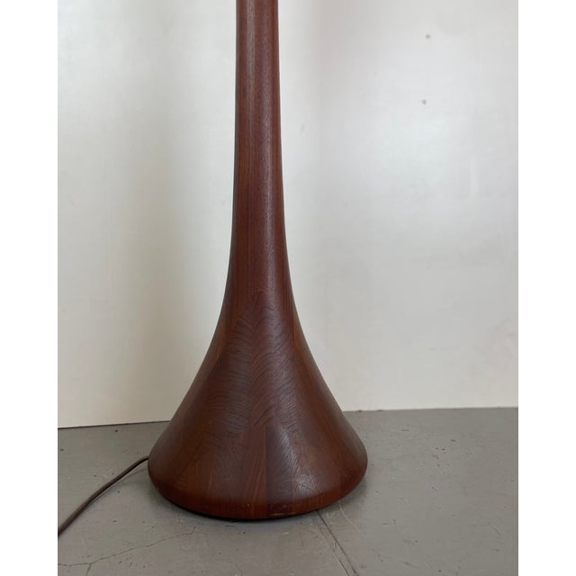 1960s Mid-Century Teak Floor Lamp from Kirk, Denmark, 1960s For Sale - Image 5 of 16