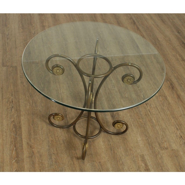 Tuscan Style Wrought Iron Bistro Set Set of 3 Chairish