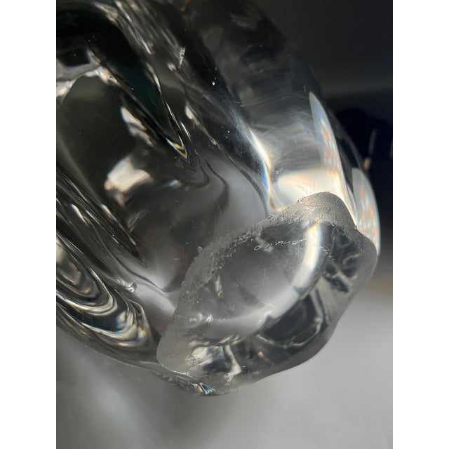 Orrefors Stella Polaris Crystal Glass Vase from Orrefors For Sale - Image 4 of 6