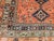 Navy Blue Antique Malayer Tribal Gallery Rug, Hand-Knotted Wool, Geometric Pattern, 5x13, Terracotta & Navy For Sale - Image 8 of 18
