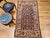 Textile Antique Malayer Area Rug, Hand-Knotted Wool, Geometric Pattern, 4x7, Navy & Ivory For Sale - Image 7 of 17