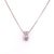 Early 21st Century 14k White Gold 0.92 CTW Bezel-Set Round & Baguette Diamond Pendant Necklace For Sale - Image 5 of 5