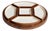 Kenneth Ludwig Chicago Lazy Susan with 5 Condiment Sections For Sale