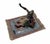 Antique Vienna Bronze Sculpture a Man on Persian Rug by Bergman.