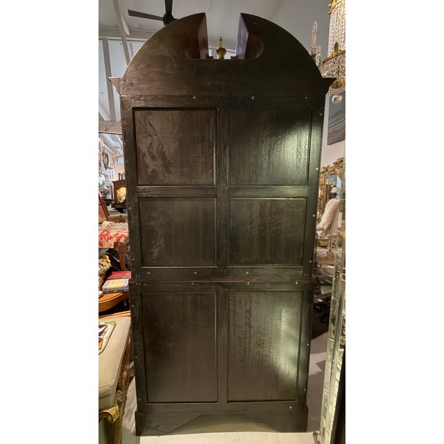 Red 18th C Style George I Red & Gold Chinoiserie Secretary Desk by Burton-Ching For Sale - Image 8 of 8