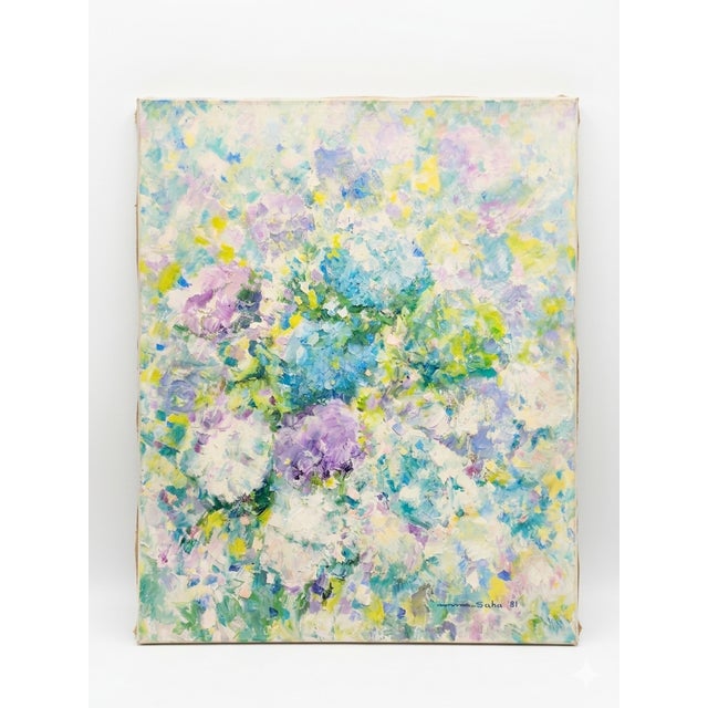 Without frame it measures 61 cm x 50cm This piece has an attribution mark, I am sure that it is completely authentic and...