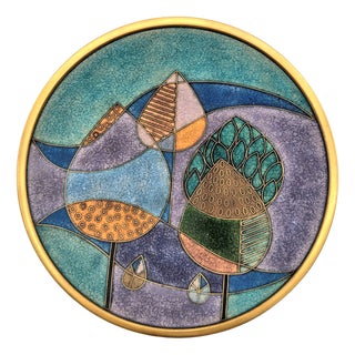 Mid-Century Modern Matte Enamel Vide-Poche by Käthe Ruckenbrod, Germany, 1965 For Sale