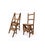 Metamorphic Wooden Folding Library Stepladder, 1890s For Sale - Image 16 of 17