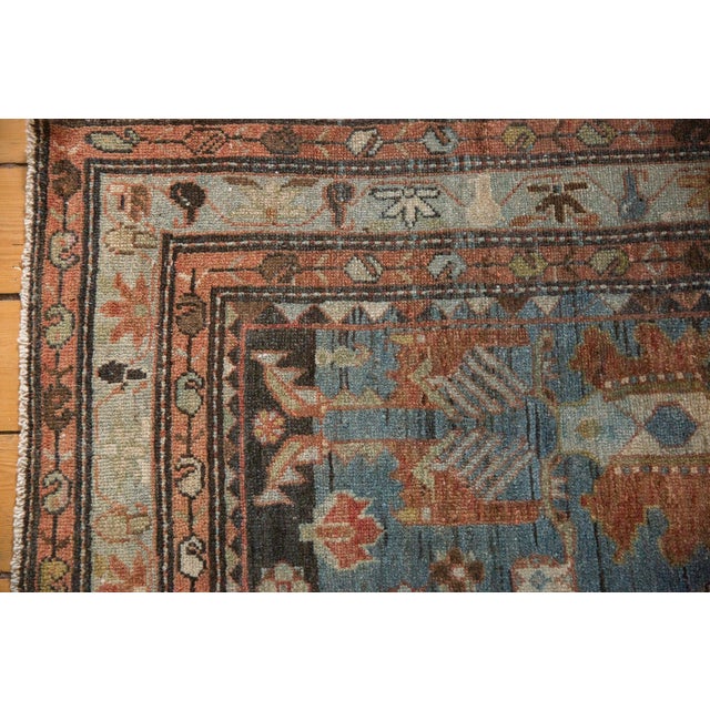 1920s Antique Persian Mehreban Palmette Wool Rug Runner For Sale - Image 13 of 16