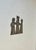 Mid-Century Modern Silver Bronze Wall Decor by Istvan Engel Tevan, Hungary, 1960s For Sale - Image 3 of 8