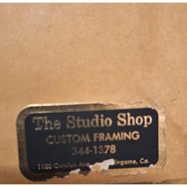 Monique Passicot 1984 Oil Painting " Portrait of Nobody ", Framed For Sale - Image 11 of 11