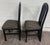 Black Vintage Italian Id Export SRL Postmodern Dining Side Chairs - Pair For Sale - Image 8 of 14