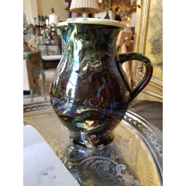 Antique French Jasper Pitcher For Sale - Image 9 of 11