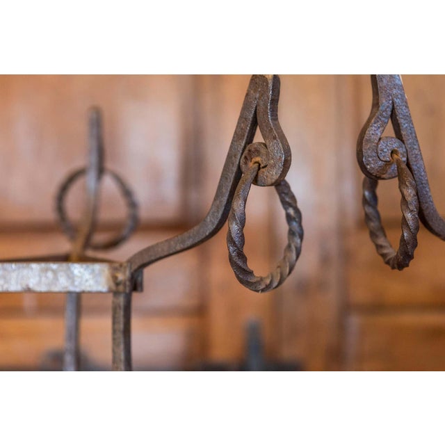 Pair of Italian Wrought-Iron Plant Stands with Scrolling Motifs, circa 1900 For Sale In Atlanta - Image 6 of 8