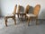 Vintage Coastal Organic Woven Wicker & Metal Frame Dining Chairs – Set of 4 For Sale - Image 4 of 12