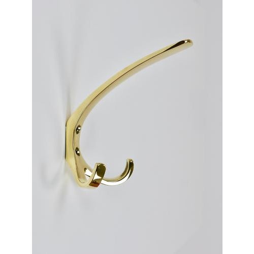 Mid-Century Brass Coat Double Wall Hook by Herta Baller, Vienna, 1950s For Sale - Image 6 of 10