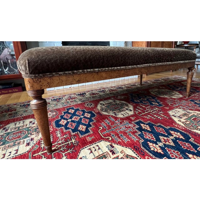 Traditional O. Henry House Limited Ottoman - Walnut For Sale - Image 3 of 6