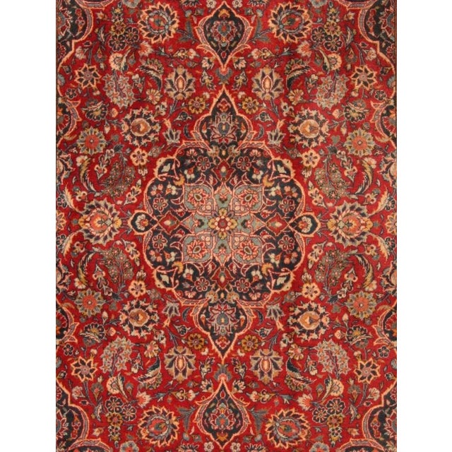 Middle Eastern Rug in Wool For Sale - Image 5 of 11