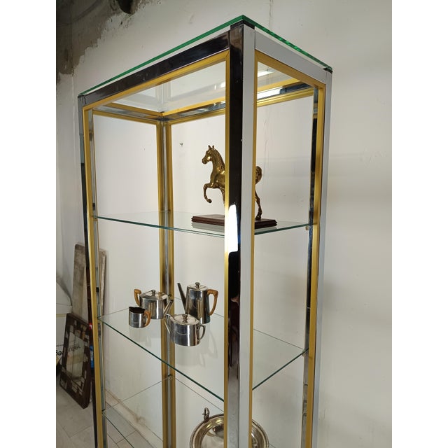 Shelf in Gilt Brass, 1970s For Sale - Image 9 of 14