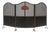 French Art Deco Fireplace Screen in Wrought Iron, 1890s For Sale