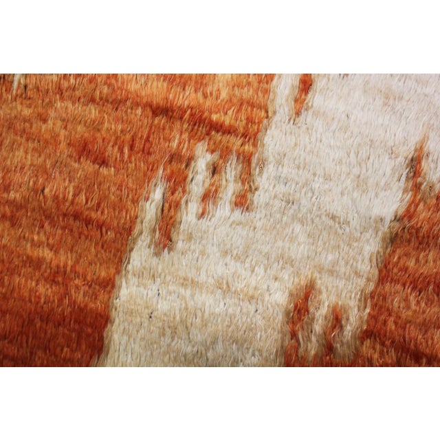 Hand Knotted Ikat Rug by Aara Rugs Inc. - 9'1" X 12'1" For Sale In Los Angeles - Image 6 of 10