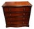 1940s Cordell Mahogany Serpentine Bachelor’s Chest Dresser or Entryway Chest For Sale
