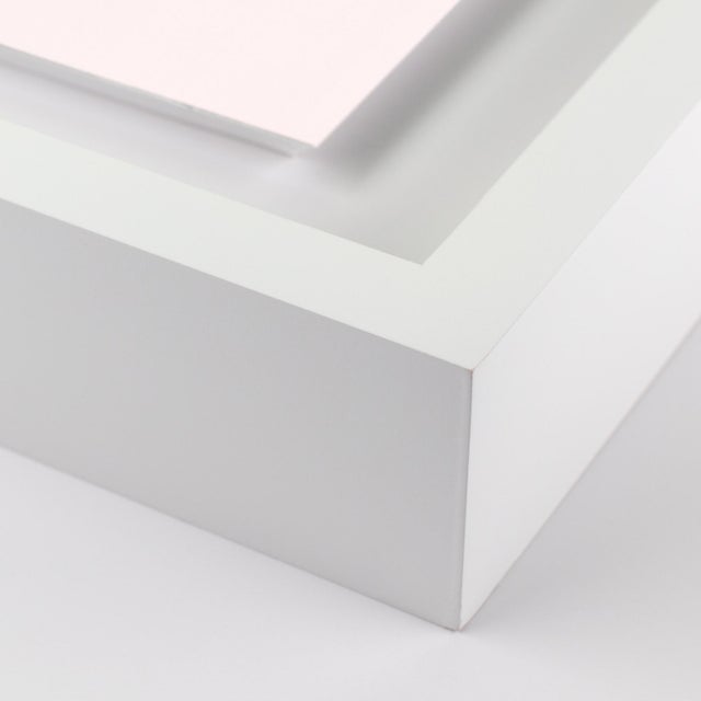 Color Form C by David Grey, Art Print in White Frame, Large Overall Size: 33x40 Frame Color: White