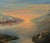 American 1960s "Sunset on the Inlet" Landscape Oil Painting, Framed For Sale - Image 3 of 5