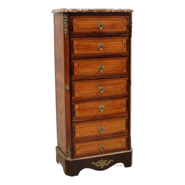 Napoleon III Weekly Chest of Drawers, 19th Century For Sale